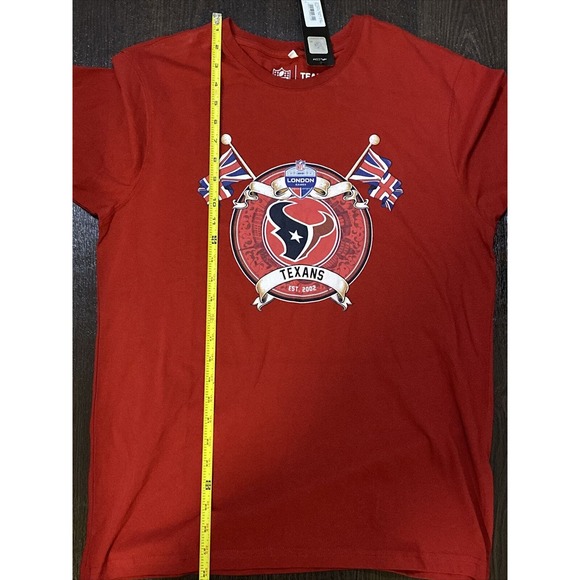 NEW Houston Texans NFL Team Apparel T-Shirt Mens Medium London Games Limited Ed - Picture 7 of 7